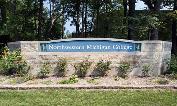 Main Campus entrance sign photo
