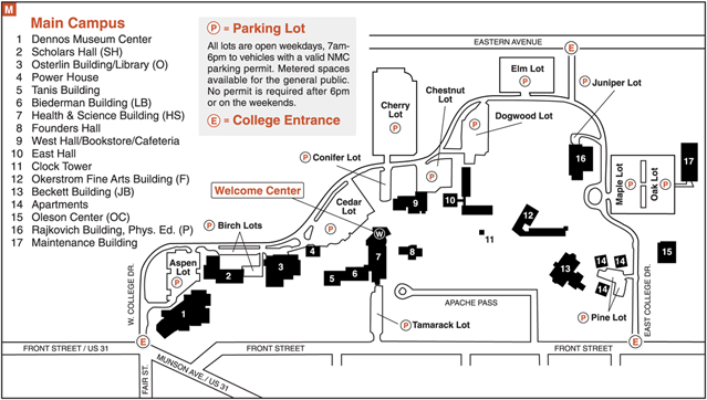 About NMC : Virtual Tour : Northwestern Michigan College