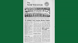 Example Nor'wester student newspaper front page