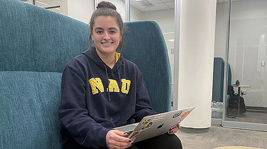 NMC student and Community College Guarantee recipient Garnet Mullet