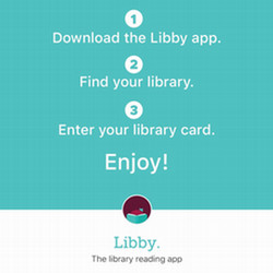 Download the Libby app, find your library, enter your library card, enjoy! Libby, the library reading app