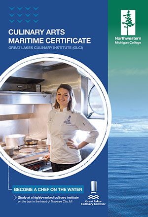 Great Lakes Culinary Institute (GLCI) / Culinary Maritime Certificate program flyer image